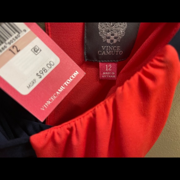 NWT Vince Camuto multi colored size 12 Dress - Picture 4 of 6